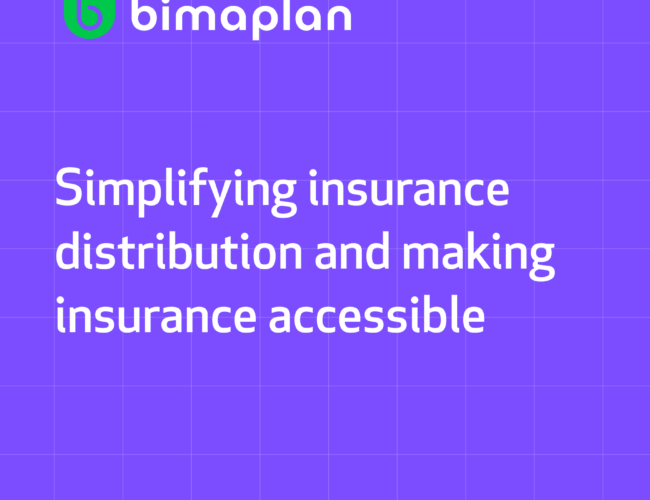 Graphic representing Bimaplan's embedded insurance technology driving digital adoption